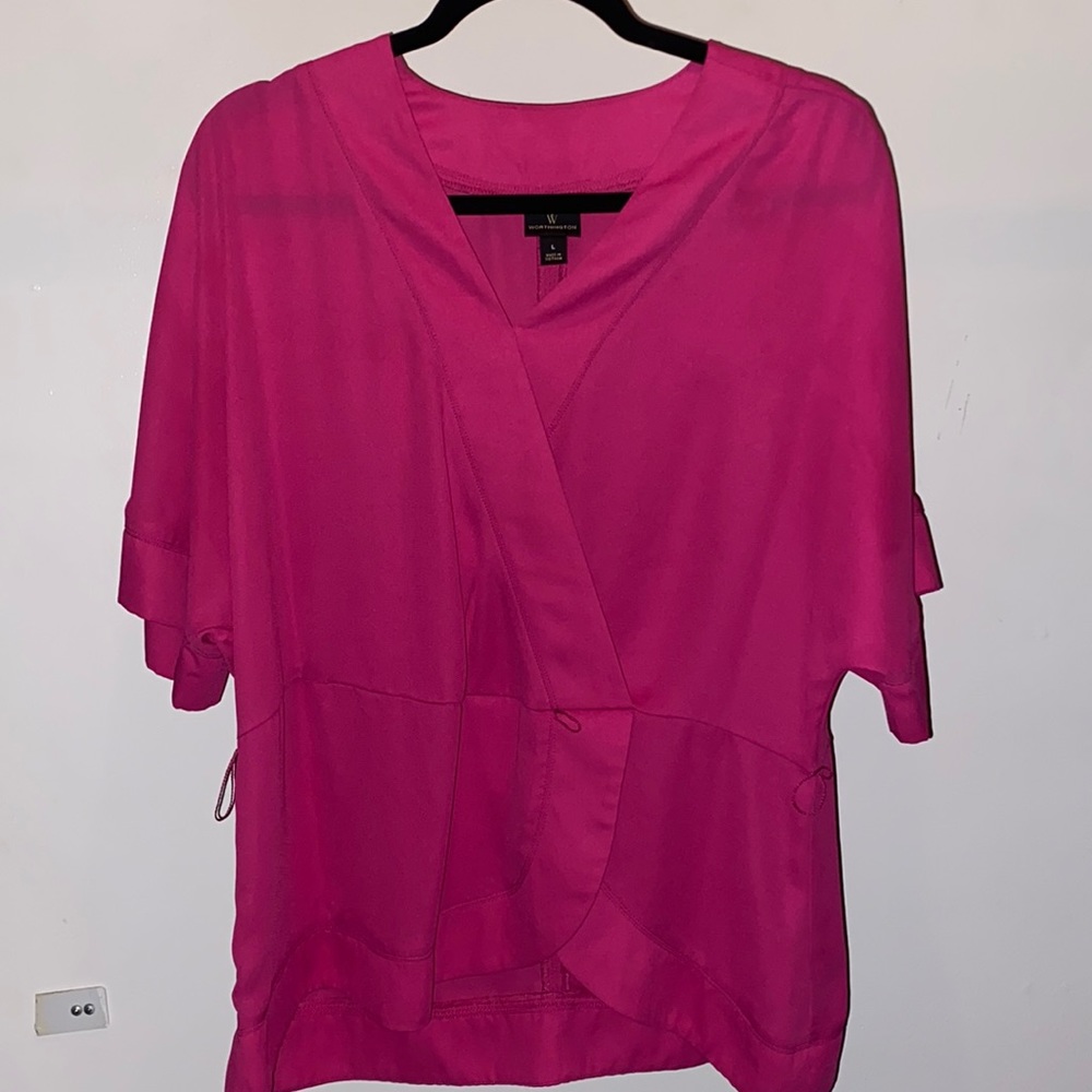Worthington Kimono Type Style Pink Top